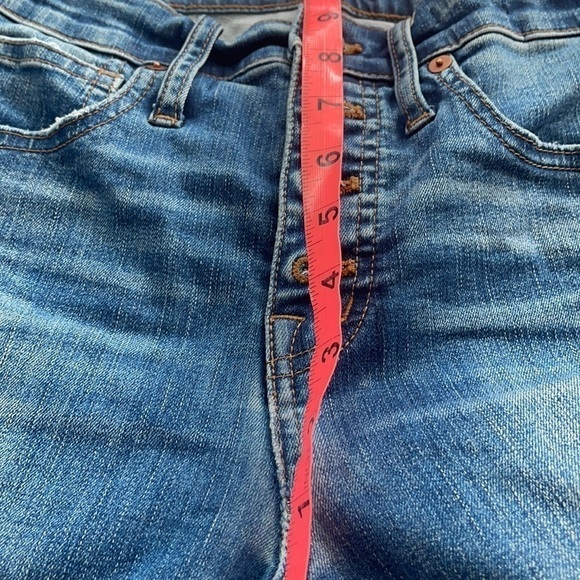 Madewell 10" High-Rise Skinny denim Jeans in Hayes Wash size 25 - Picture 7 of 9